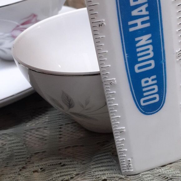 Snack set 7-pc , Regina Rose by Royal Cameo & Sterling Rose pitcher - Picture 14 of 14